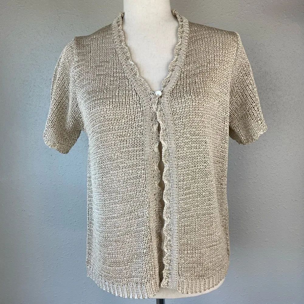Sag Harbor Cardigan Sweater Size S EUC